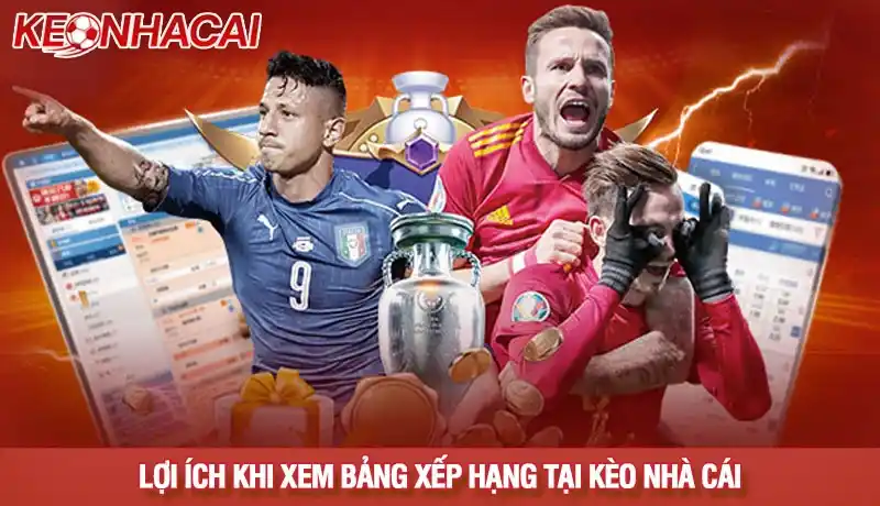 Bảng xếp hạng 1 Lợi ích khi xem bảng xếp hạng tại chuyên trang Kèo nhà cái