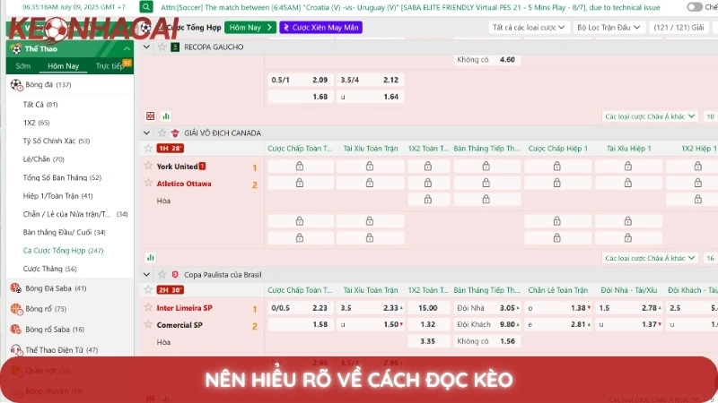 Cách đọc kèo nhà cái chuẩn xác nhất chỉ trong 5 phút 2 Nên hiểu rõ về cách đọc kèo